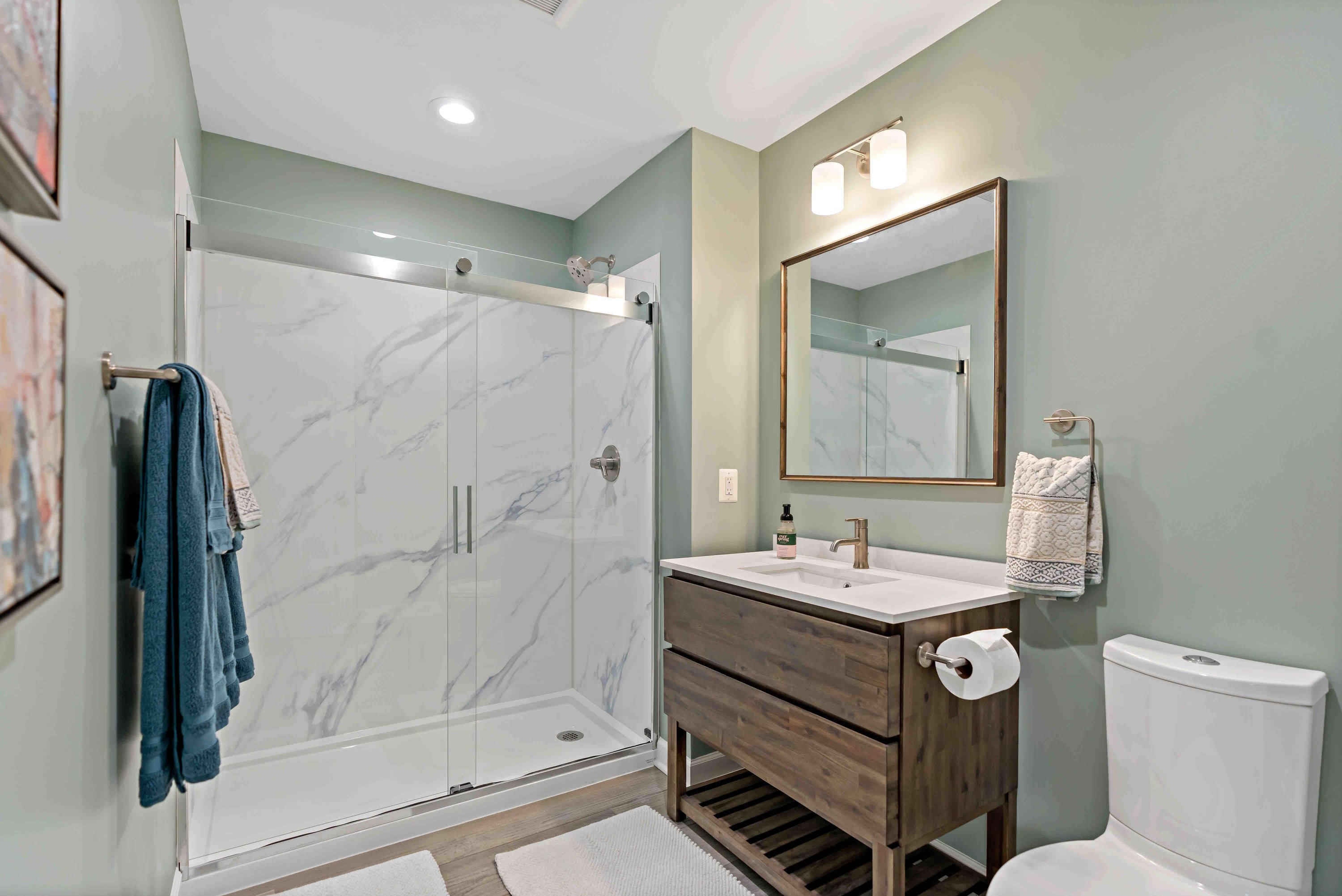 Stunning Falls Church Basement Transformation Showcases Generous Family